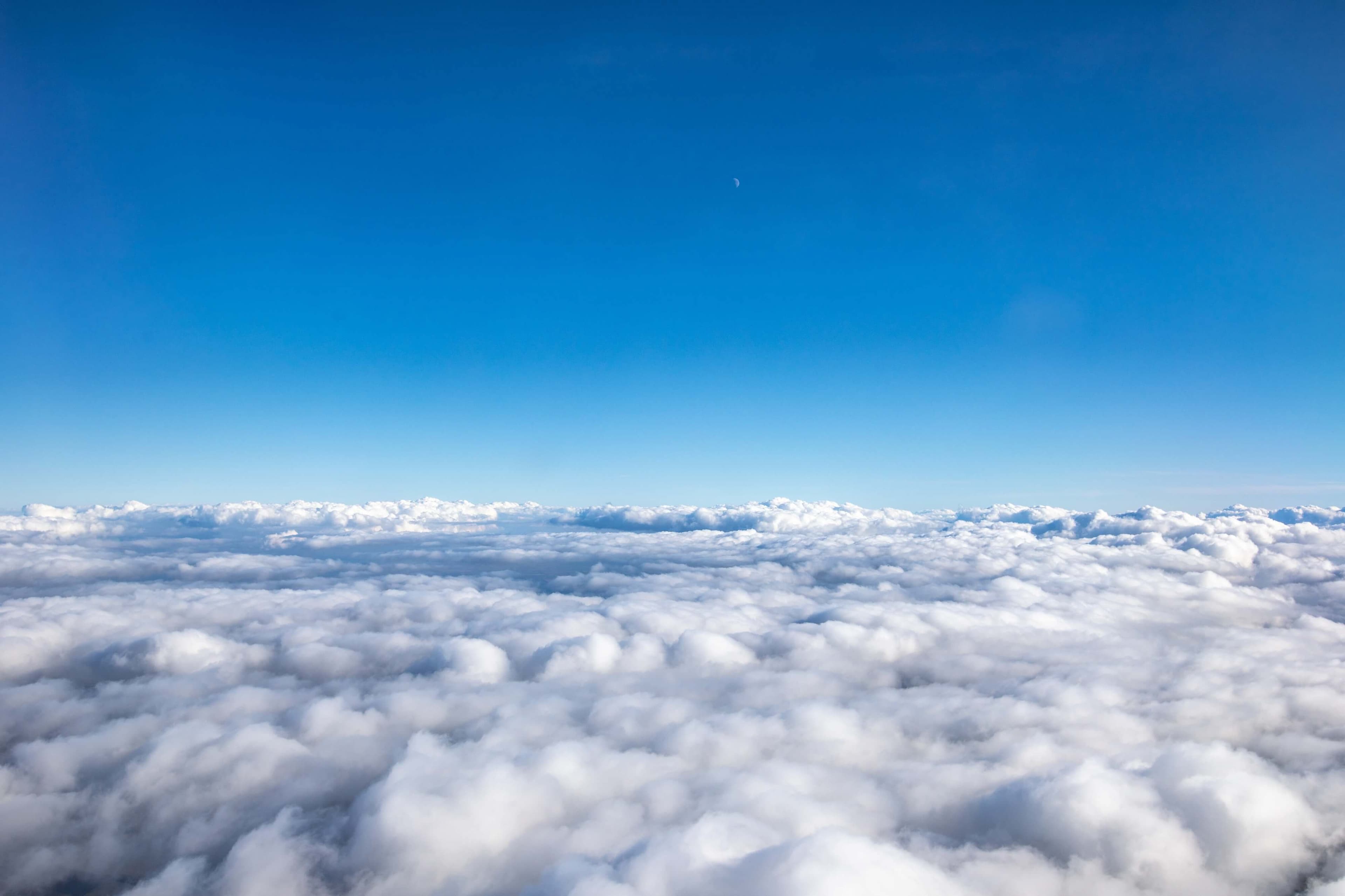 Sky with clouds